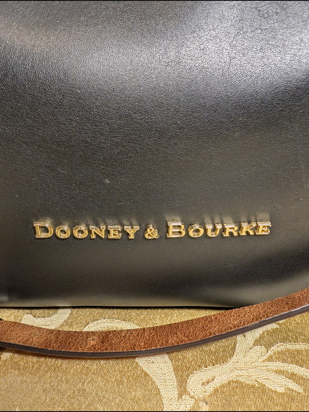 Dooney & Bourke City Barlow Satchel with Tan Trim - Picture 8 of 9
